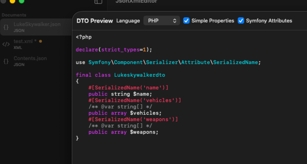 JsonXmlEditor screenshot 4